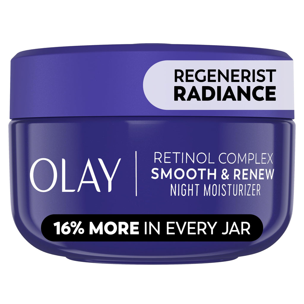 Buy now Olay Retinol Night Cream for Women, Anti-Aging Face Moisturizer, Fragrance-Free, Non Greasy - Anti-Wrinkle, Smooth Fine Lines, Hydrating Skin Care - Triple Collagen Cream, Peptide, Niacinamide, 1.7oz at indiglob india
