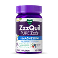 Buy now ZzzQuil Pure Zzzs + Magnesium, Sleep Aid, Magnesium Citrate and Melatonin Gummies, Melatonin 2mg, Sleep Aids for Adults, Mixed Berry Flavored, 60 Sleep Gummies at indiglob india