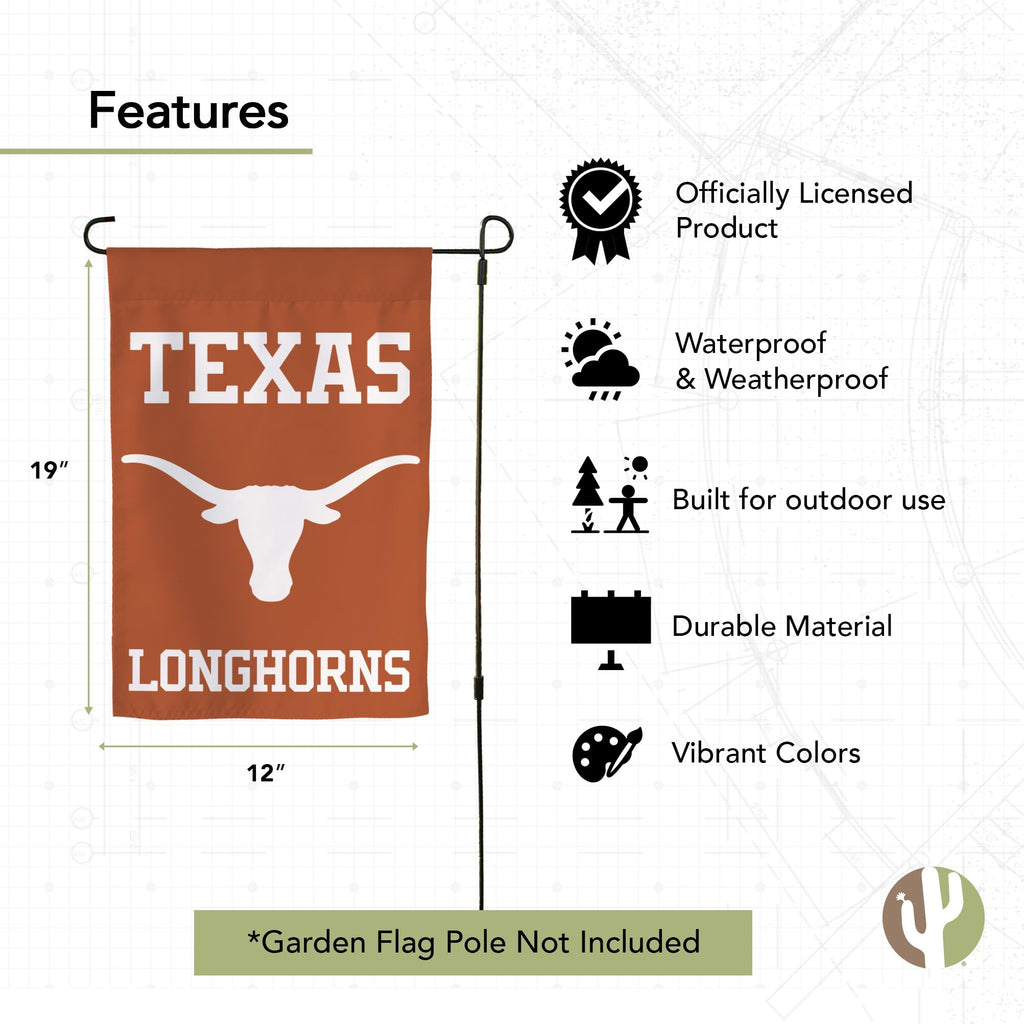 Desert Cactus University of Texas Garden Flag (C)