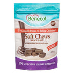 Benecol® Soft Chews – New Easy Bite Chew – with Plant Stanols Clinically Proven to Help Lower Cholesterol – Chocolate Flavor – 100 Count Pouch
