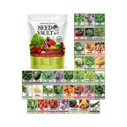 Gardeners Basics Survival Seed Vault Kit, Vegetable Seeds for Planting