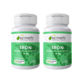 EZ Melts Iron - Supplement for Daily Energy & Iron Support - with Vitamin C - No Artificial Flavors - Non-GMO & Vegan - Zesty Orange - 180 Dissolvable Tablets (180 Servings)