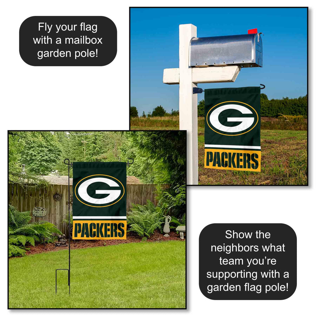 Green Bay Packers Double Sided Garden Flag