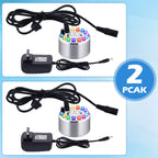 Maitys 2 Pcs Mist Maker Fogger Small Ultrasonic Fog Machine for Cauldron