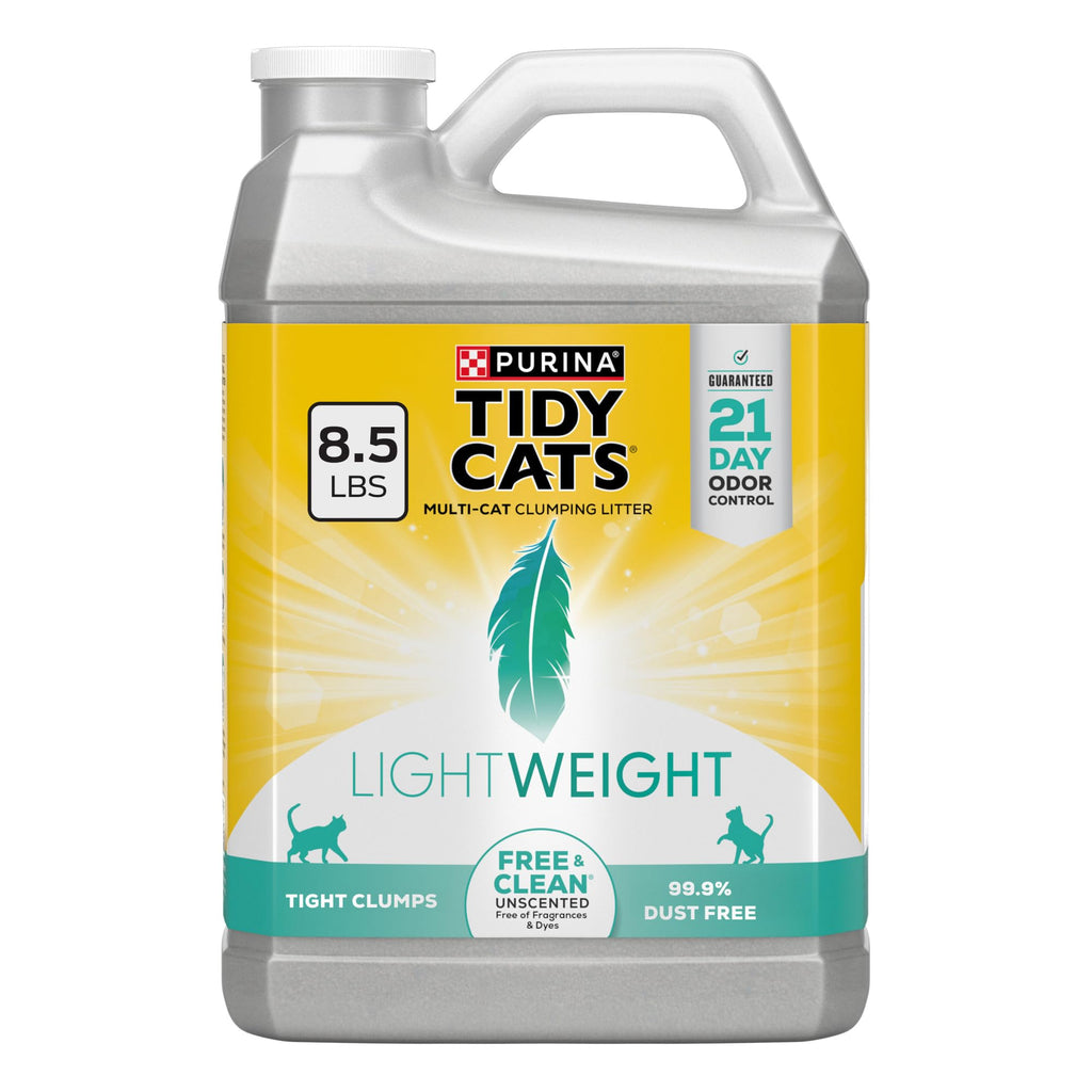 Purina Tidy Cats Lightweight Free & Clean with Ammonia Blocker Clumping Cat Litter - 8.5 lb. Jugs