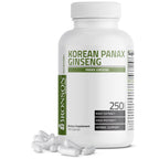 Bronson Korean Panax Ginseng High Potency Root Extract, 120 Capsules | Energy, Endurance, Vitality, Memory & Cognitive Health Support