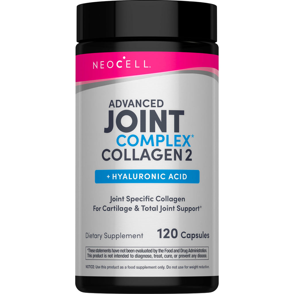NeoCell Joint Complex Supplement | 120 Capsules | Plus Hyaluronic Acid