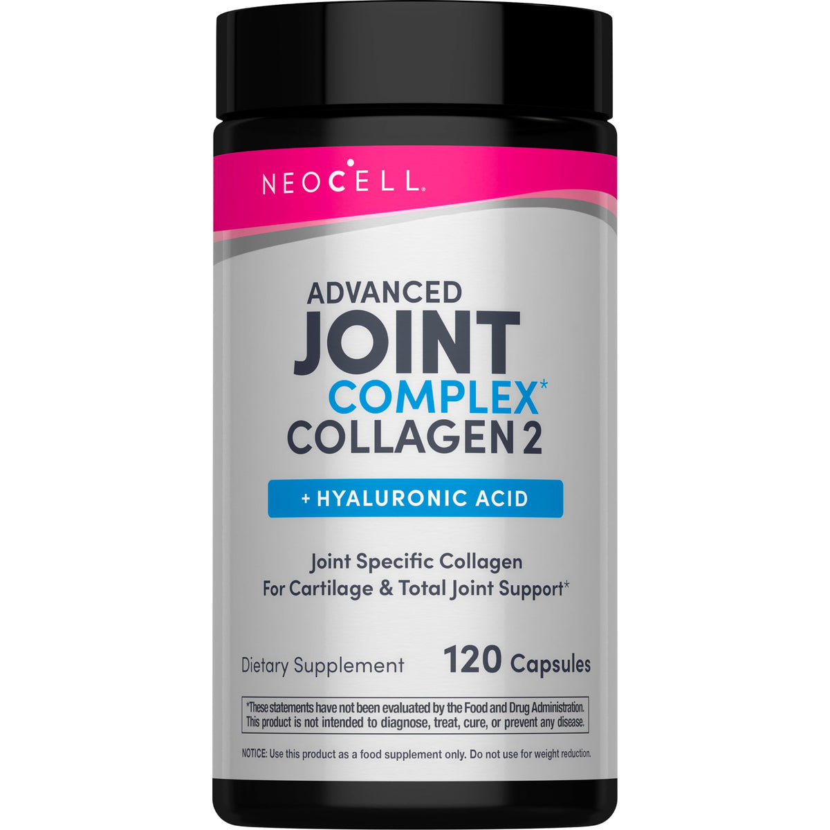 NeoCell Joint Complex Supplement | 120 Capsules | Plus Hyaluronic Acid