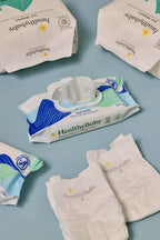 HealthyBaby Non-Toxic Diapers for Sensitive Skin - Size 1, 33 Count