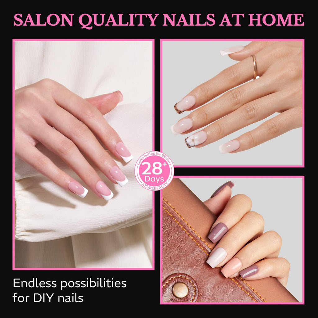 High-quality Medium Almond Nail Tips in soft gel, perfect for achieving salon-quality nails at home. 100% genuine product.