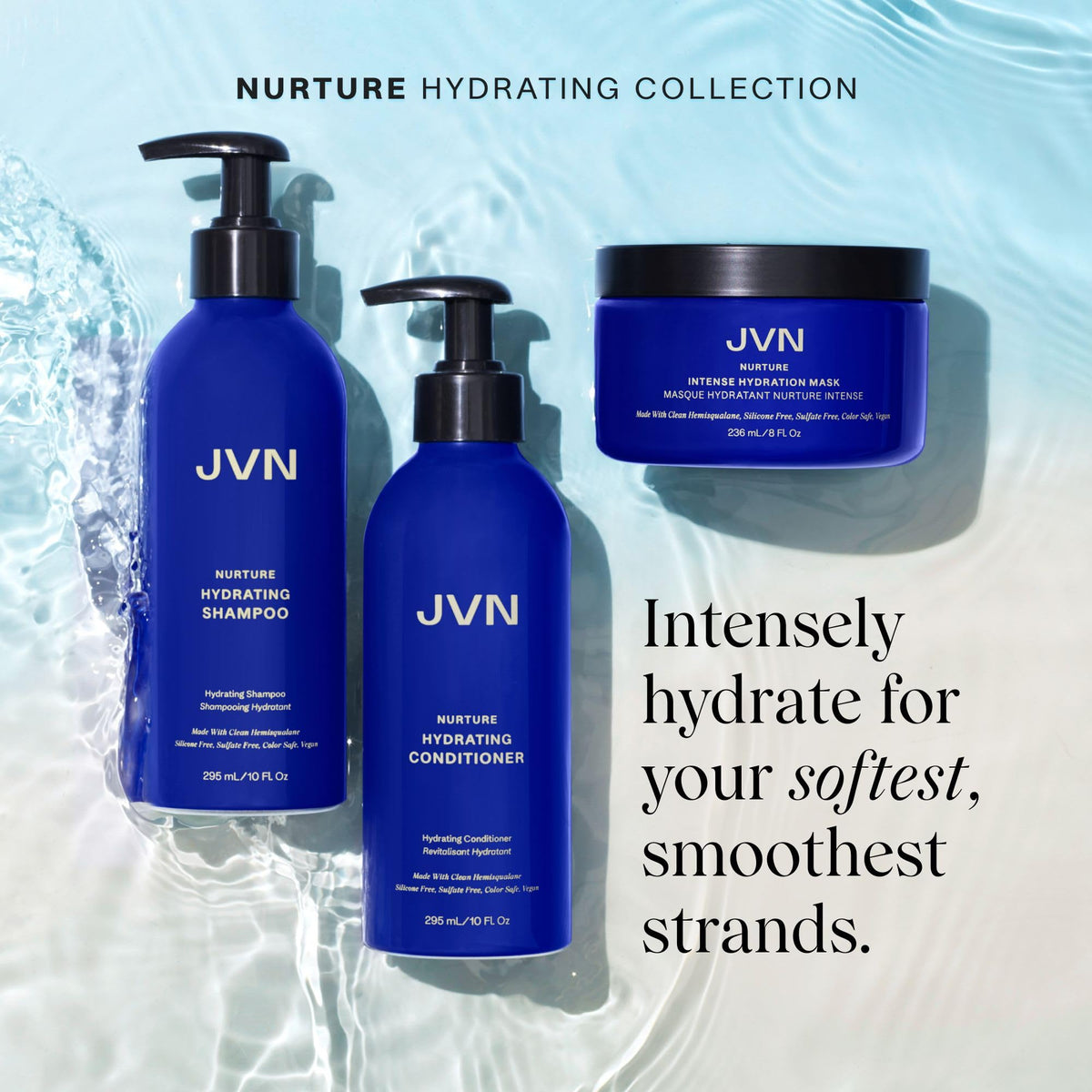 JVN Nurture Hydrating Conditioner, 10 Fl Oz