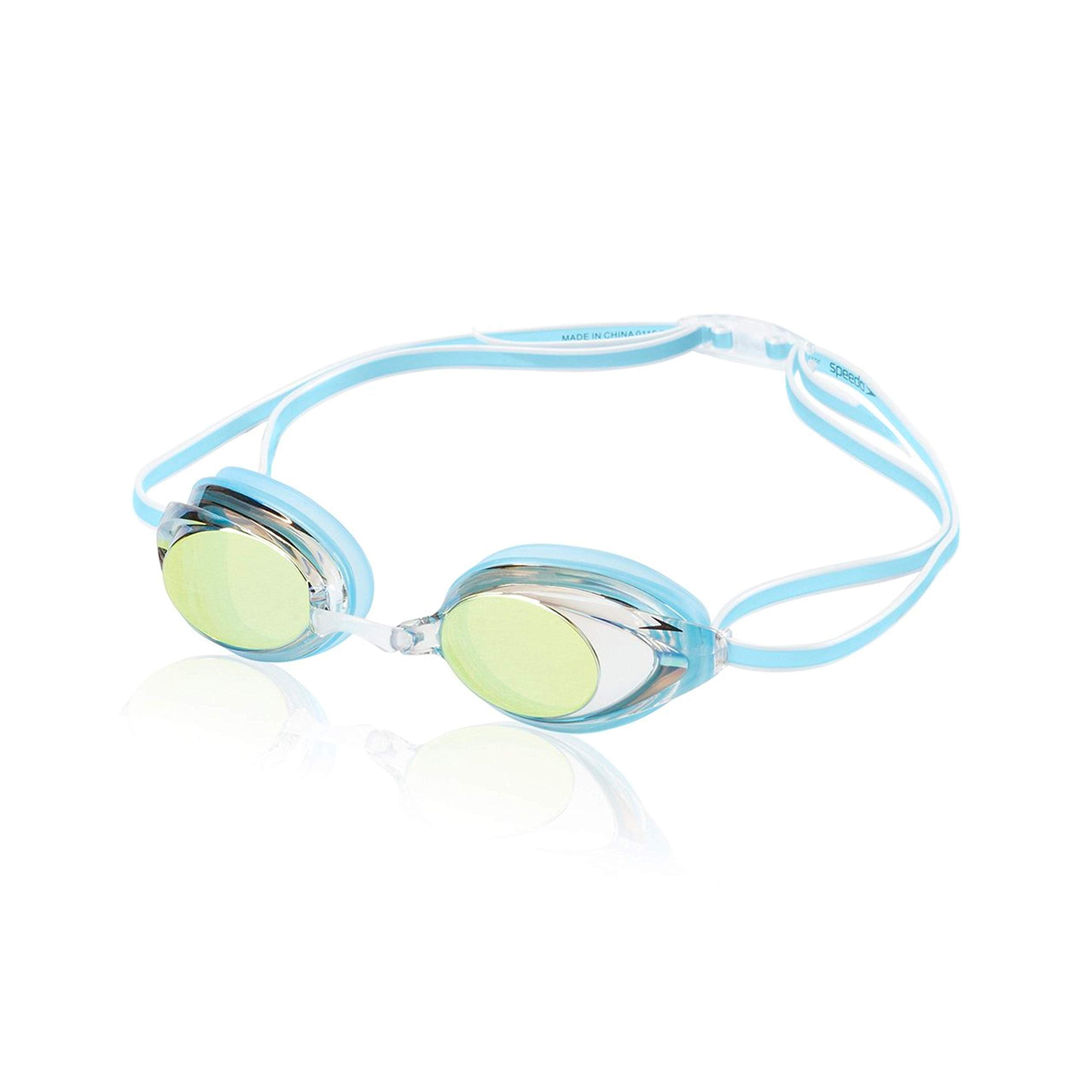 Buy now Speedo Women's Swim Goggles Mirrored Vanquisher 2.0 Blue at indiglob india