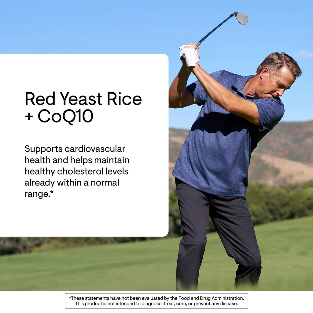 THORNE Red Yeast Rice + CoQ10, Provides Antioxidant Support*, 120 Capsules