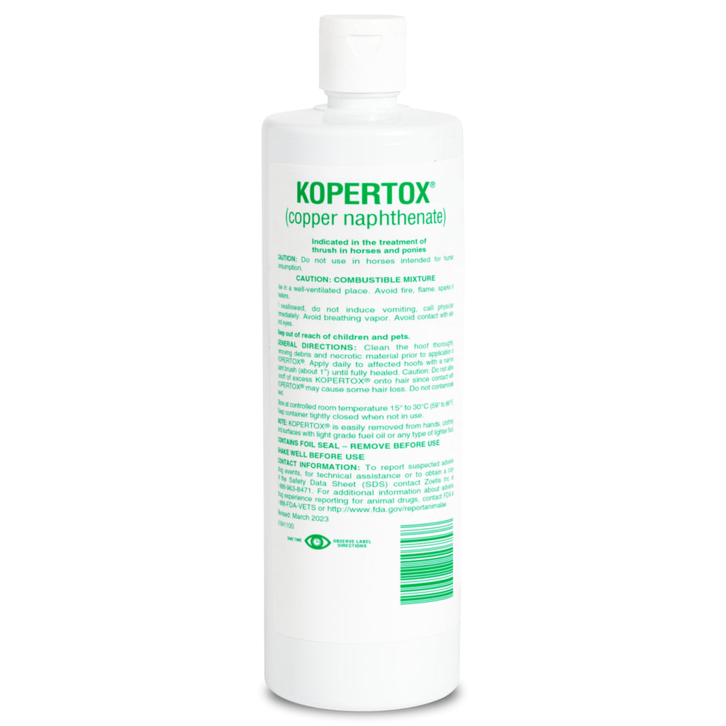 Kopertox Water-Resistant Thrush Treatment for Horses & Foals, 16 oz
