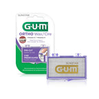 Buy now GUM Orthodontic Wax for Braces and Dental Devices - Soothing Dental Wax with Vitamin E and Aloe Vera - Clear Color and Refreshing Mint Flavor (Pack of 1) at indiglob india