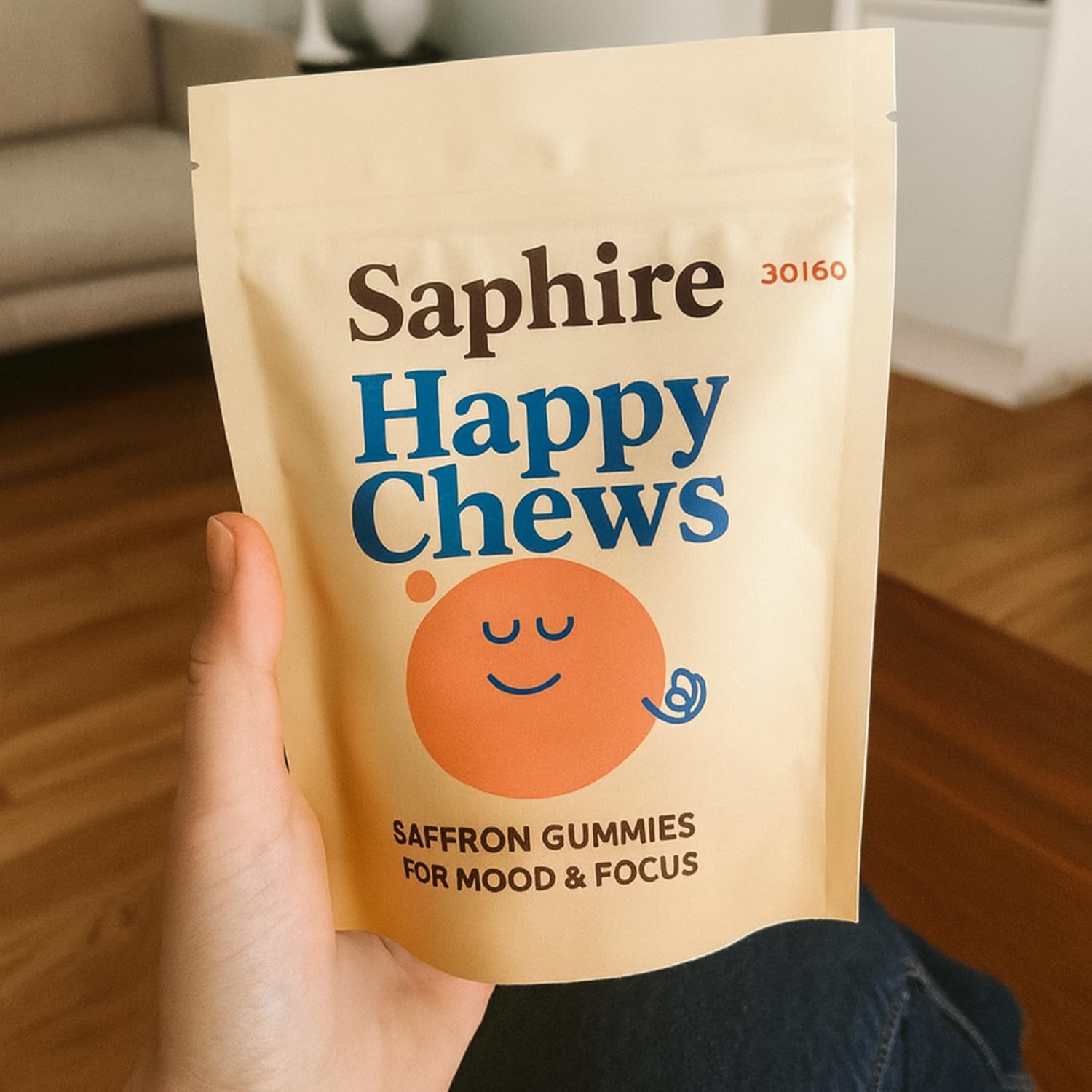 Saffron Gummies for Kids, Sugar-Free, 60 Gummies | Supports Mood, Calm & Focus, Saffron Extract, Passionflower, St. John's Wort & GABA, Sugar-Free, Gluten-Free, Vegan, Non-GMO