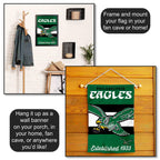 WinCraft Philadelphia Eagles Retro Vintage Throwback Double Sided Garden Flag