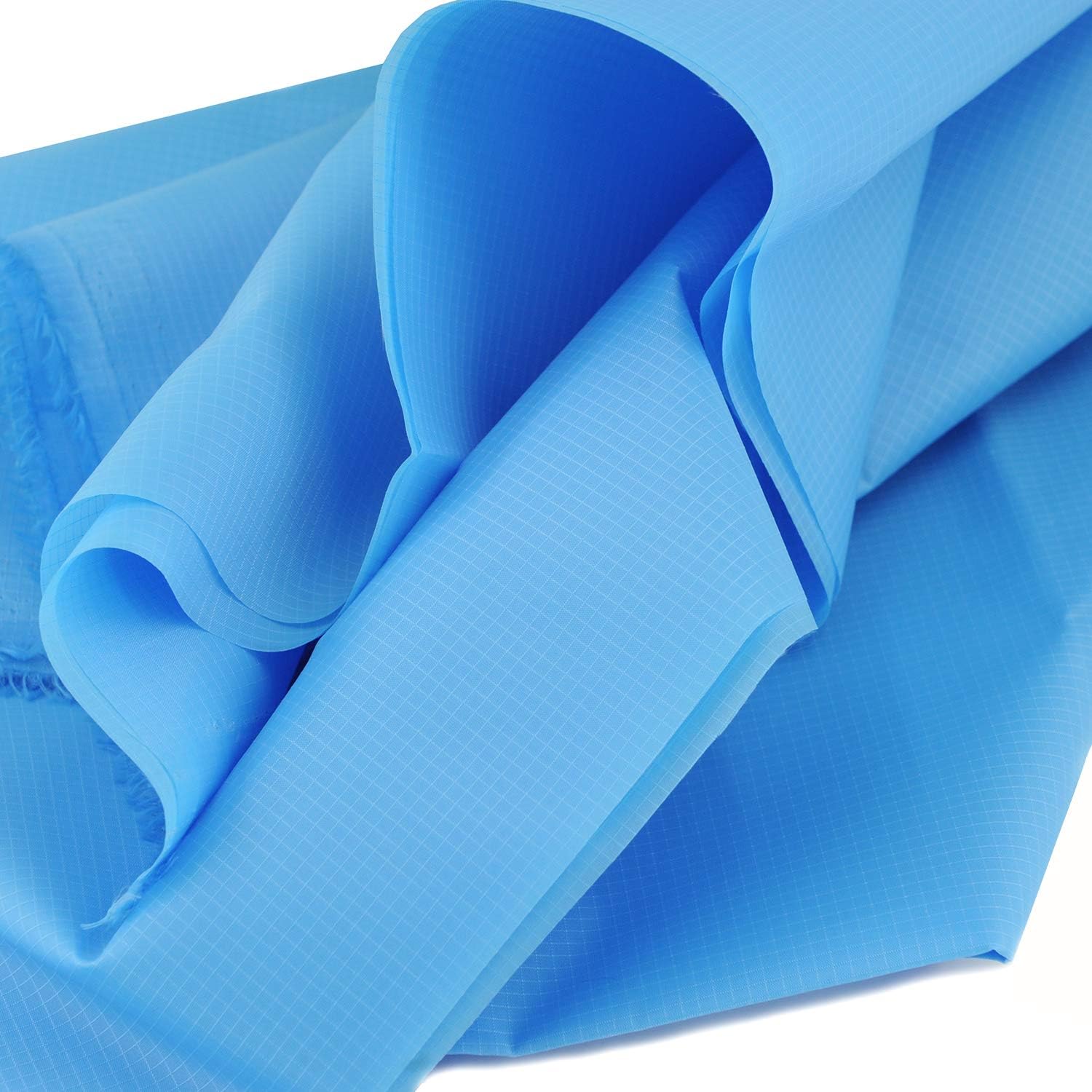 Buy now Rose Flavor Nylon Ribstop Waterproof Fabric 1.7OZ 70D 58“ by 1 Yard(Black) 1yd Sky Blue at indiglob india