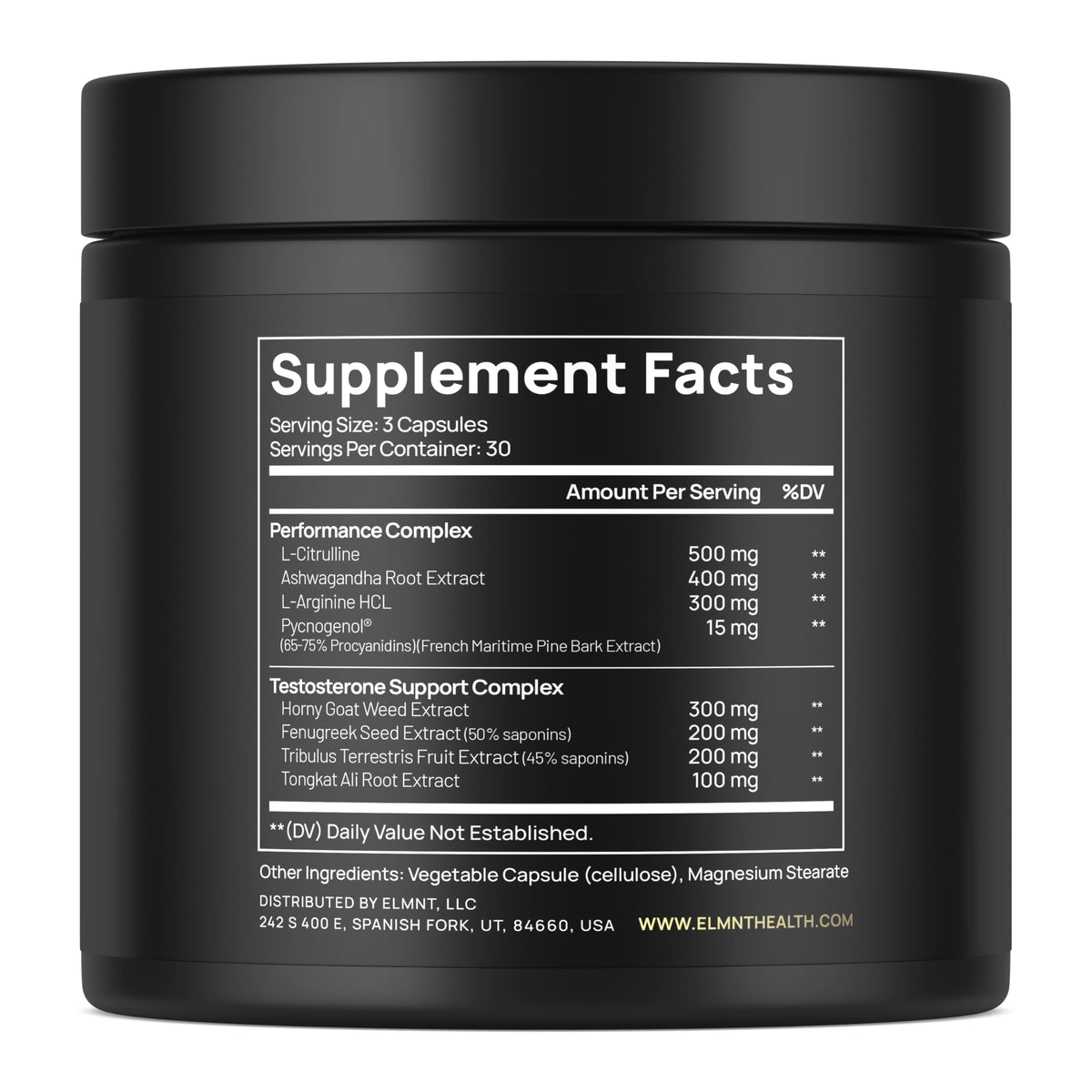 2,015mg Testosterone Booster for Men 8X Strength w Ashwagandha, Tongkat Ali