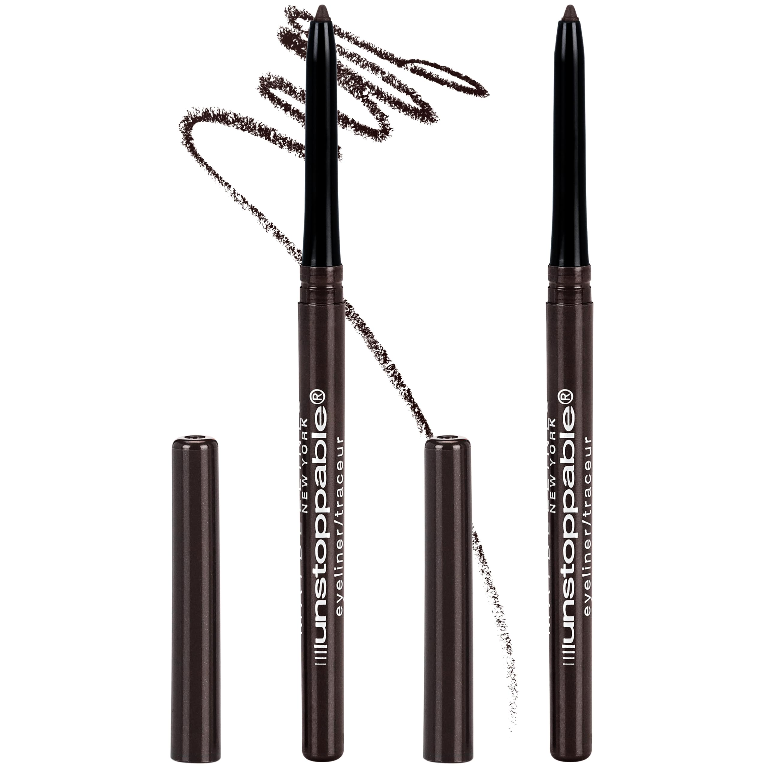 Buy now Maybelline Unstoppable Waterproof Mechanical Brown Eyeliner Pencil, Easy to Apply, Smooth Glide, Up to 24 Hour Wear, Espresso, Pack of 2 at indiglob india