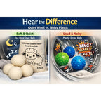 Natural Wool Dryer Balls | Reusable Natural Fabric Softener | Reduces Wrinkles & Drying Time | Large Dryer Balls is a Better Alternative to Plastic Balls and Liquid Softener| Saves Energy (Pack of 6)