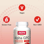 Buy now Jarrow FormulasÂ® Alpha GPC, 300mg, Dietary Supplement, Brain Health Supplements for Adults, 60 Veggie Capsules, 30 Day Supply at indiglob india
