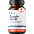 Designs for Health Magnesium Glycinate Complex - High Absorption, Patented Magnesium Complex - Promotes Calm Sleep, Energy, Bone & Heart Health, and Immune Support - Vegan, Gluten Free (120 Capsules)