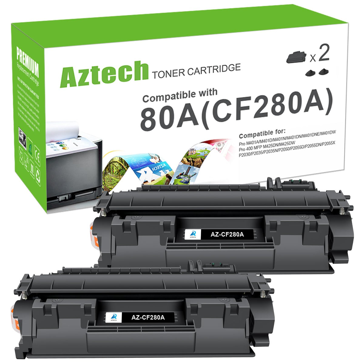 CF280A 80A Toner Cartridge Black for HP CF280X 80X LaserJet Pro 400 M401n