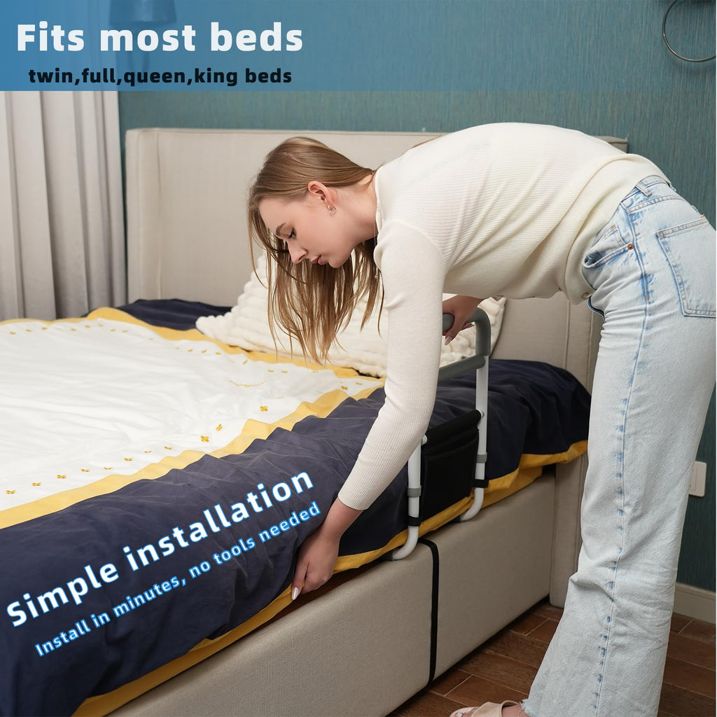 Bed Rails for Elderly Adults Safety, 350LBS Heavy Duty Grab Bar