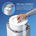 Buy now Clorox Large Room Air Purifier True HEPA Replacement Filter, 1,500 Sq. Ft. Capacity, Removes 99.97% of Allergens up to 0.1 Micron, Compatible with 11010 & 11011, 1 Count (12010) at indiglob india