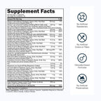 Transparent Labs Daily Multivitamin for Women - Whole-Food-Based Multivitamin for Men, Vegan, Clean, Organic Vitamin Supplement w Vitamins, Lutein, Biotin, Folate & Magnesium - 120 Capsules