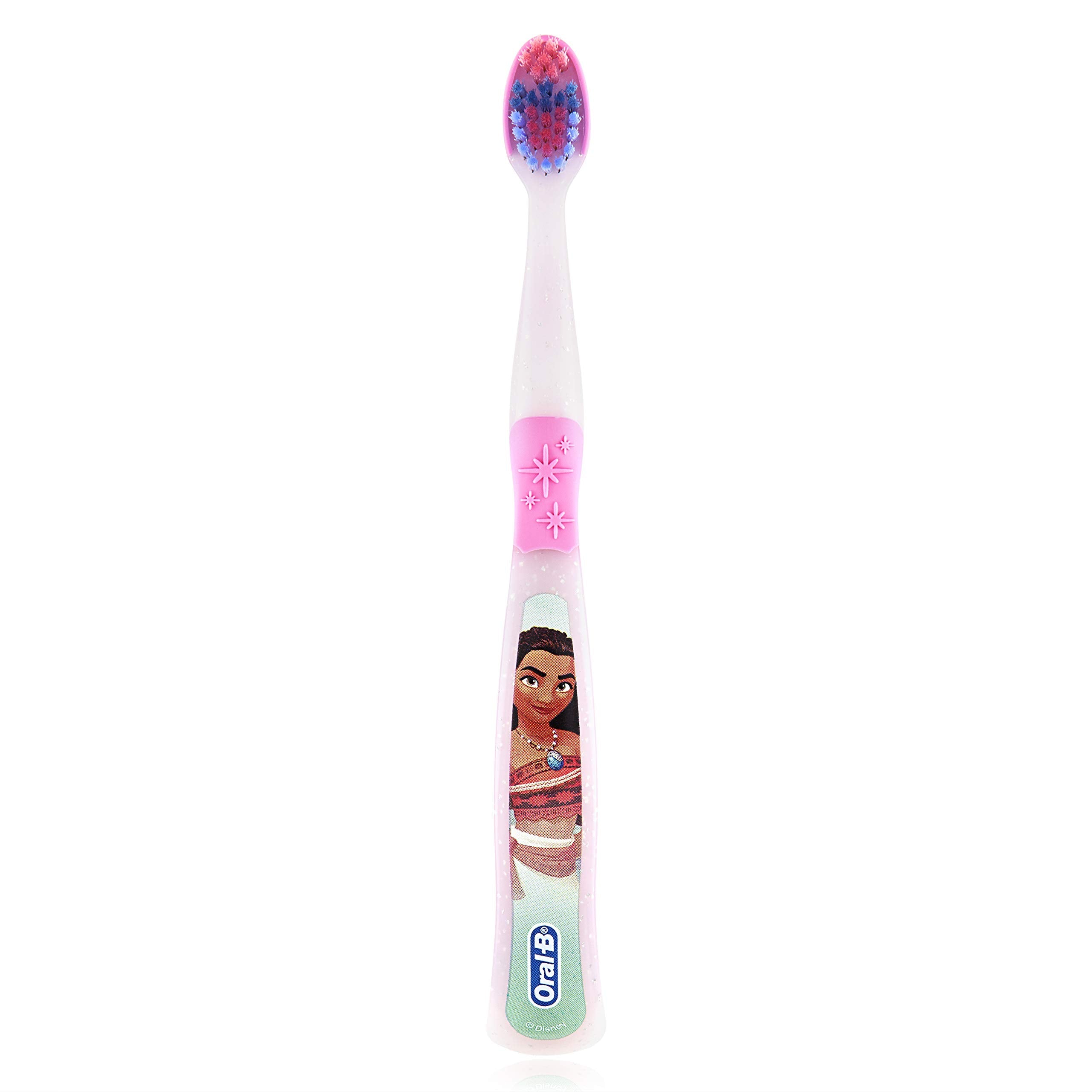 Buy now Oral-B New Princess Toothbrush for Little Girls, Children 3+, Extra Soft, Characters Vary - Pack of 6 (Characters Vary) at indiglob india