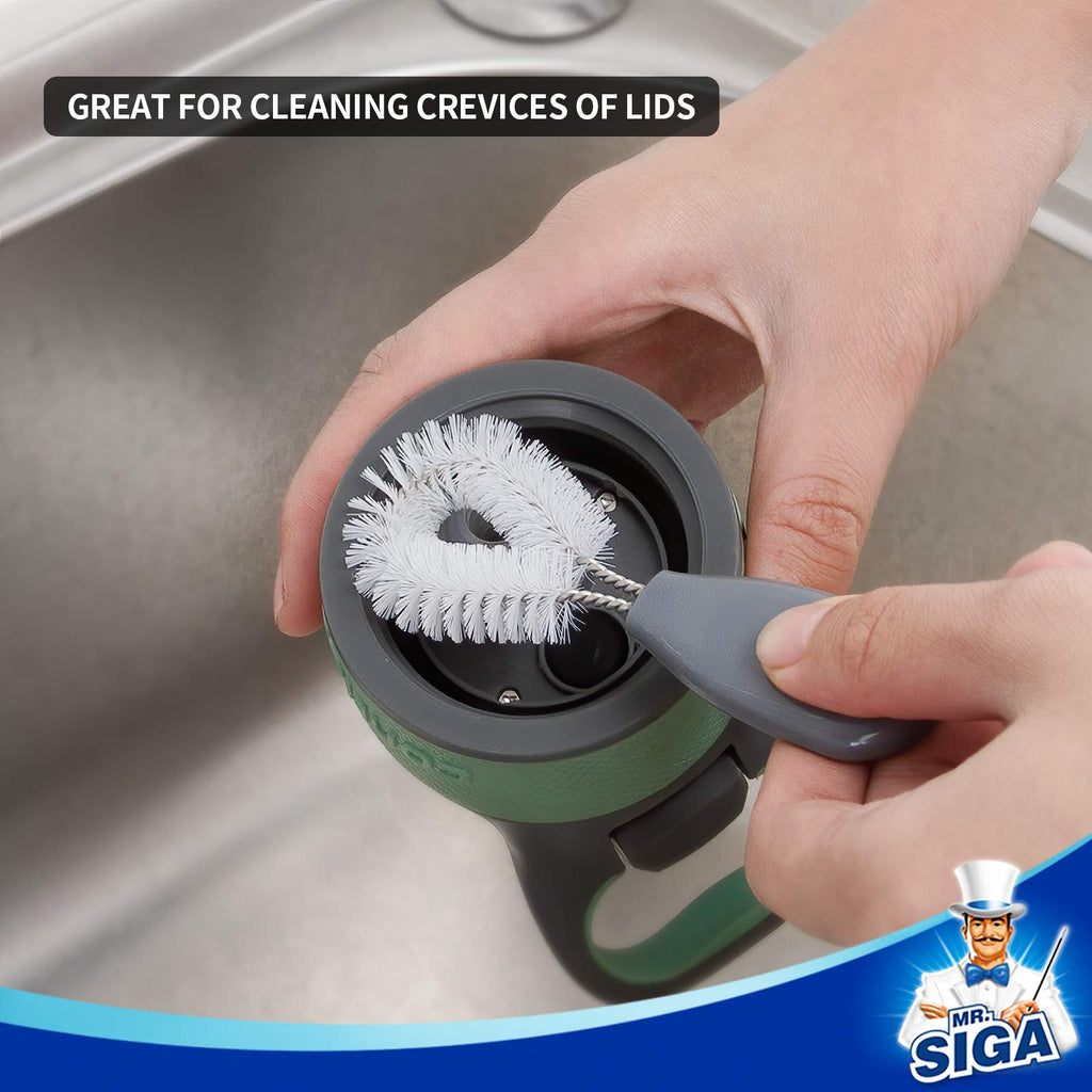 MR.SIGA Water Bottle Brush Cleaning Set with Storage Holder