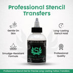 Stencil Stuff Tattoo Stencil Transfer Gel – 4oz Tattoo Stencil Transfer Solution – Vegan-Friendly Stencil Gel – Fast-Drying and Long-Lasting – Clean and Easy Application