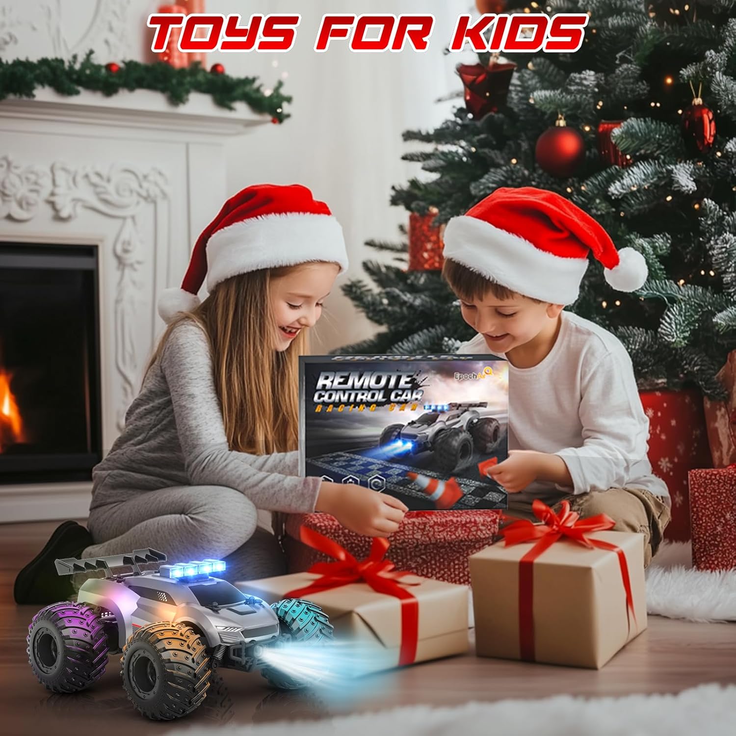 Buy now Remote Control Car - 20km/h 1:18 High Speed RC Cars Offroad with RBC &Headlights &Headlamps, 2.4GHz Toy Car Gift for 3 4 5 6 7 8 9 10-12 Year Old Boys Girls Kids at indiglob india