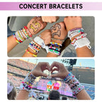 Buy now Redtwo Friendship Bracelet Kit Concert Bracelets Merch, 2 boxs 7200pcs Clay Beads Jewelry Making Kit with Number Letter Beads Album Inspired Bracelets Gift for Girls Kids Teen Crafts at indiglob india