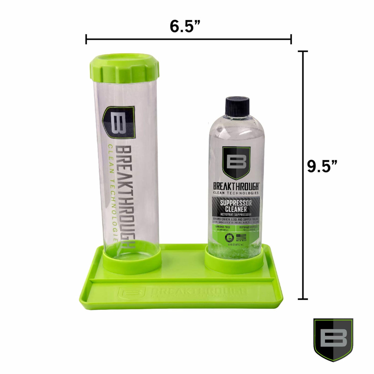 Breakthrough Clean Technologies Suppressor Cleaning Kit, 16oz. Removes Carbon and Lead depsosits
