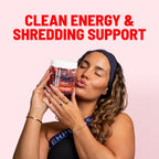 EHP Labs OxyShred Pre Workout Energy Gummies, Strawberry, 60 Servings | 100mg Natural Caffeine, 1000mg L-Carnitine, Vegan & Halal Friendly, No Artificial Colors, Zero Aspartame, HPLC Tested