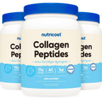 Nutricost Collagen Peptides Powder 4 oz (Unflavored) Type I & III Collagen | Grass-Fed, Gluten-Free & GMO-Free