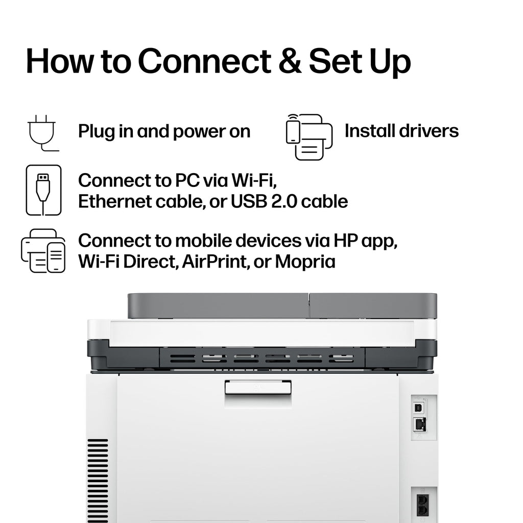 HP Color LaserJet Pro MFP 3301sdw Wireless All-in-One Color Laser Printer, Office Printer, Scanner, Copier, ADF, Duplex, Best-for-Office (499Q3F)