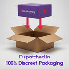 Lovehoney Strawberry Clit Sucker Womens Sex Toy, Discreet Air Pulse Suction