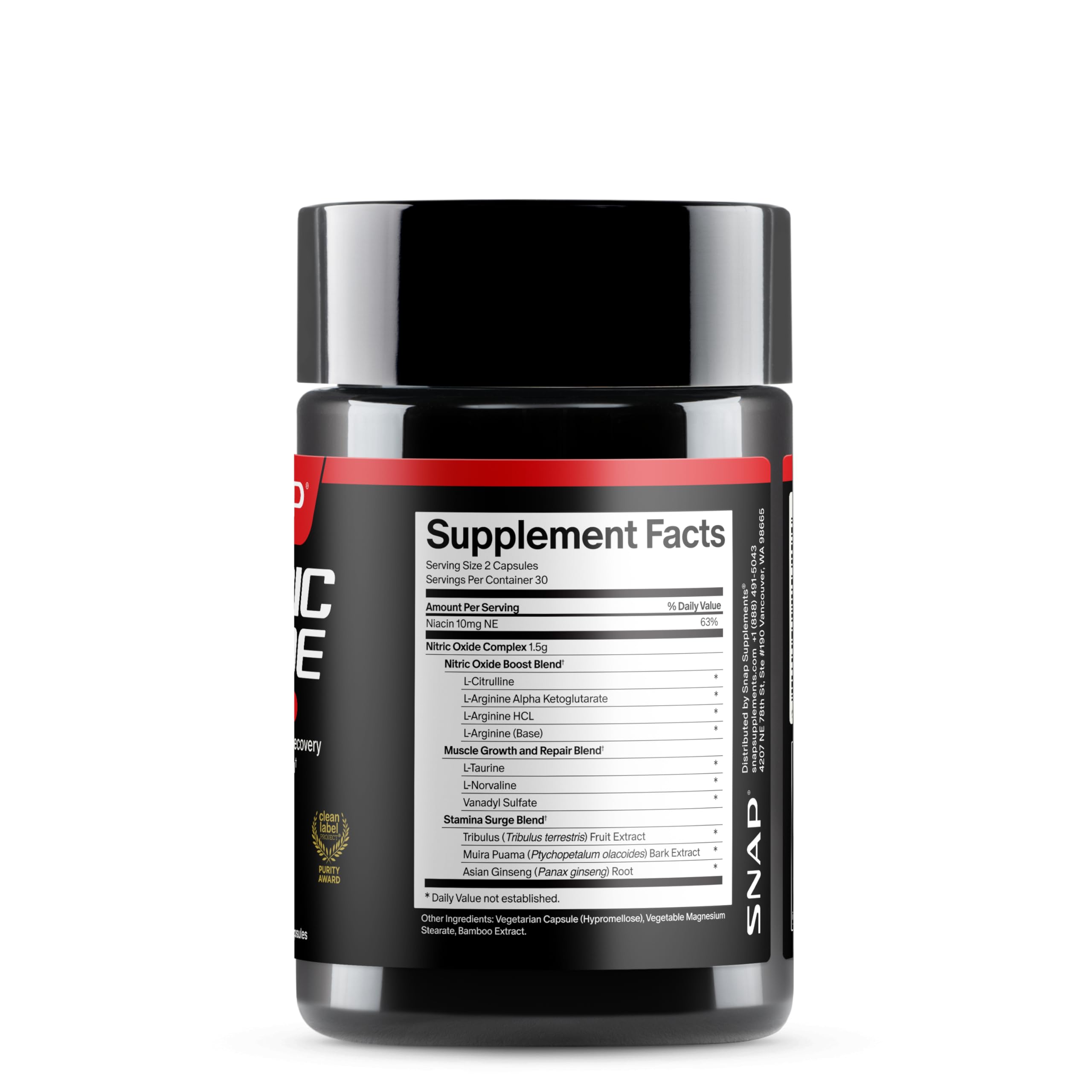 Snap Supplements Prostate Health + Nitric Oxide Booster Bundle, 90+60 Caps | Stinging Nettle, Saw Palmetto for Men, Prostate Support Supplement, Nitric Oxide Supplements for Men, L-Arginine L-Citrulline
