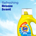Buy now Tide Simply All-In-One Liquid Laundry Detergent, Refreshing Breeze Scent, 6 Loads, 10 fl oz at indiglob india