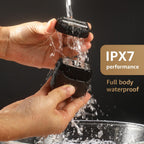 Mbzoey Electric Foil Shavers for Men: IPX7 Waterproof - Magnetic Cover | Mini Razor for Travel - Face Shaver with LED Display & USB-C Fast Charge - Micro-Comb Technology & Precision Blades