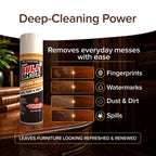 Bull Shot Pro Furniture Cleaner & Polish for Finished Wood