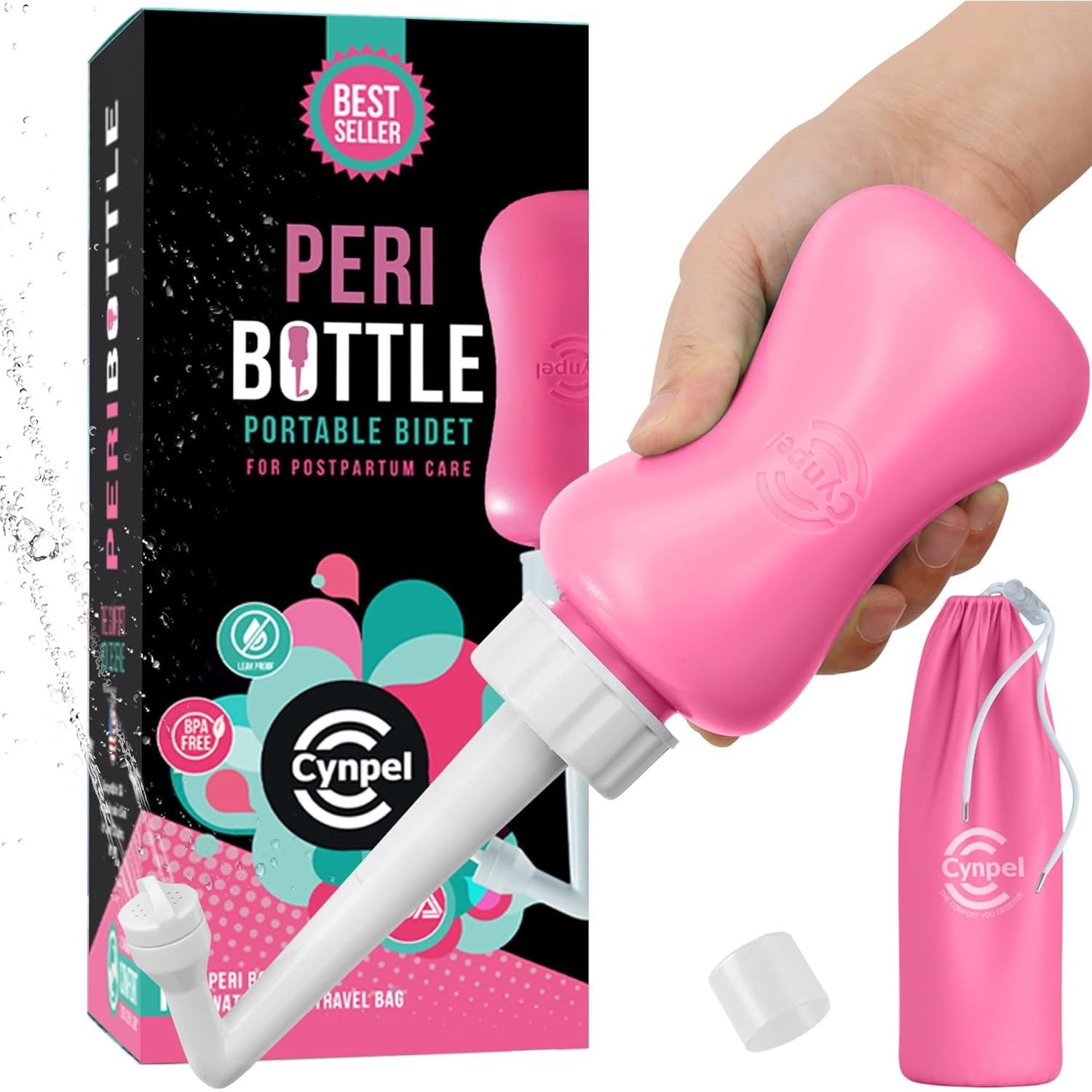 Buy now Peri Bottle - Postpartum and Perineal Care - FSA HSA Eligible - Portable Hand Held Travel Bidet Sprayer for Women or Men - Handheld Jet Spray Bottle for Toilet - Pack of 1 - Blue Pink at indiglob india