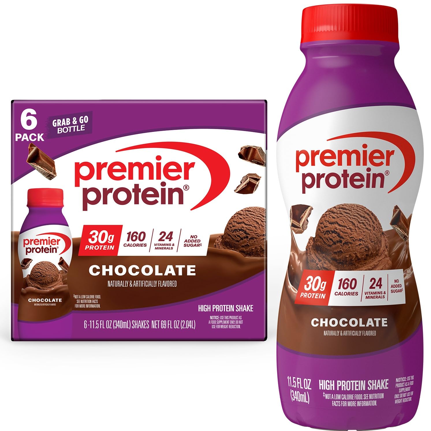 Buy now Premier Protein Shake, Peaches & Cream, 30g Protein, No Added Sugar, 24 Vitamins & Minerals to Support Immune Health, 11.5 fl oz, 12 Pack (Packaging May Vary) Chocolate 11.5 Fl Oz (Pack of 6) at indiglob india