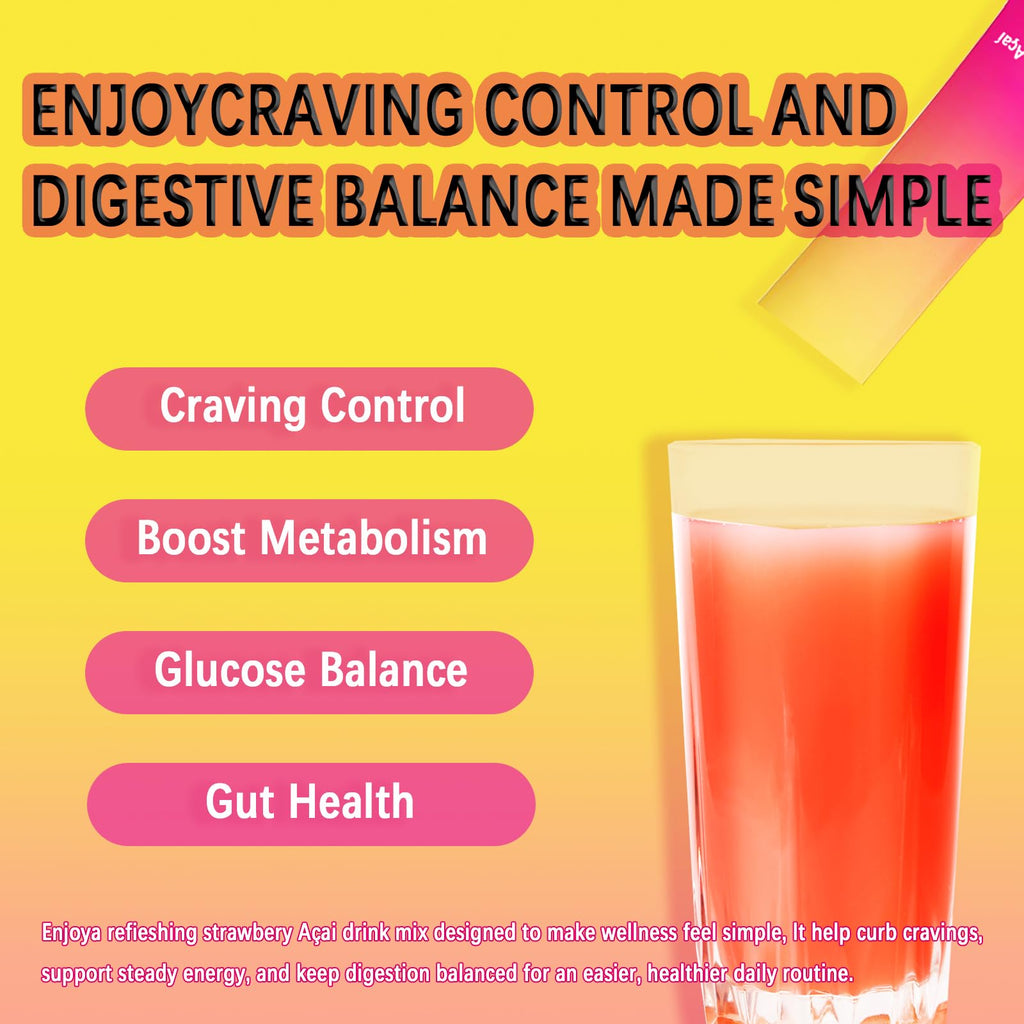 GLP-1 Drink Mix–Support Dual Action Craving & Metabolism Strawberry Flavor