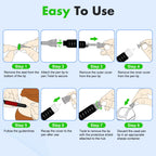 Pen Tips 31G x 8mm(5/16") Universal Fit, Sterile，Ultra-Thin Wall Technology. Comfortable and Precise，100 Count