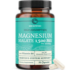 Magnesium Citrate Complex 500 MG, Constipation, Calm & Relaxation Support | High Absorption Magnesium Supplement, Digestion Support, Citrato de Magnesio, Non-GMO & Soy-Free, 60 Mag Citrate Capsules